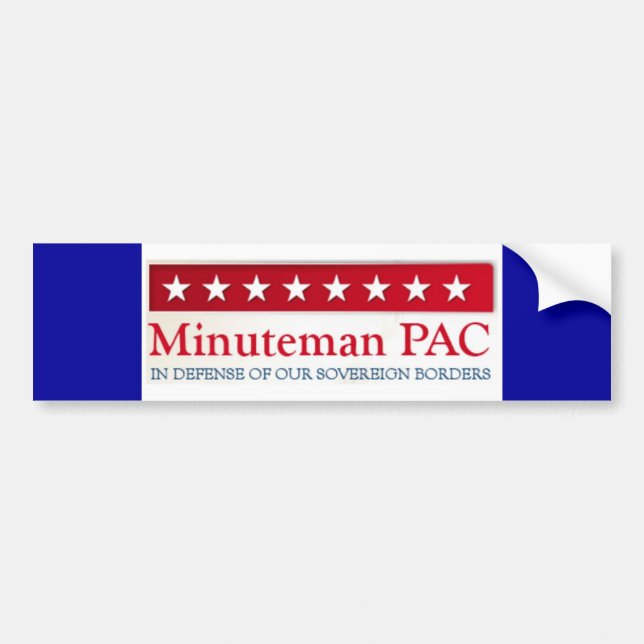 Adesivo Para Carro Minuteman PAC (Frente)
