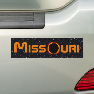 Adesivo Para Carro Missouri 2024 Eclipse Solar Total