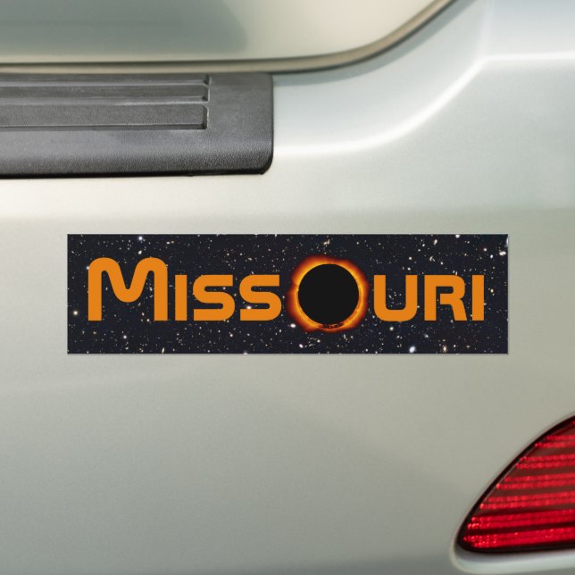 Adesivo Para Carro Missouri 2024 Eclipse Solar Total (No carro)