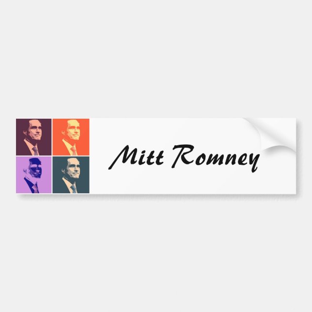 Adesivo Para Carro Mitt Romney (Frente)