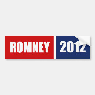 ADESIVO PARA CARRO MITT ROMNEY 2012