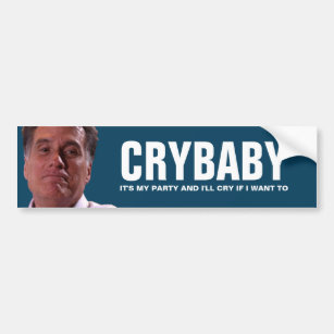 Adesivo Para Carro Mitt Romney - Crybaby