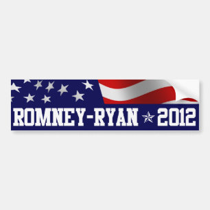Adesivo Para Carro Mitt Romney Paul Ryan em 2012
