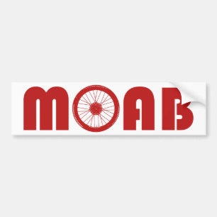 Adesivo Para Carro Moab (Roda de bicicleta)