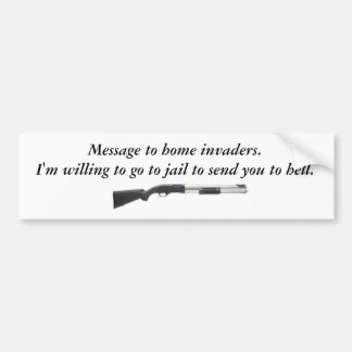 Adesivo Para Carro model1300marine, mensagem para dirigir invasores. 