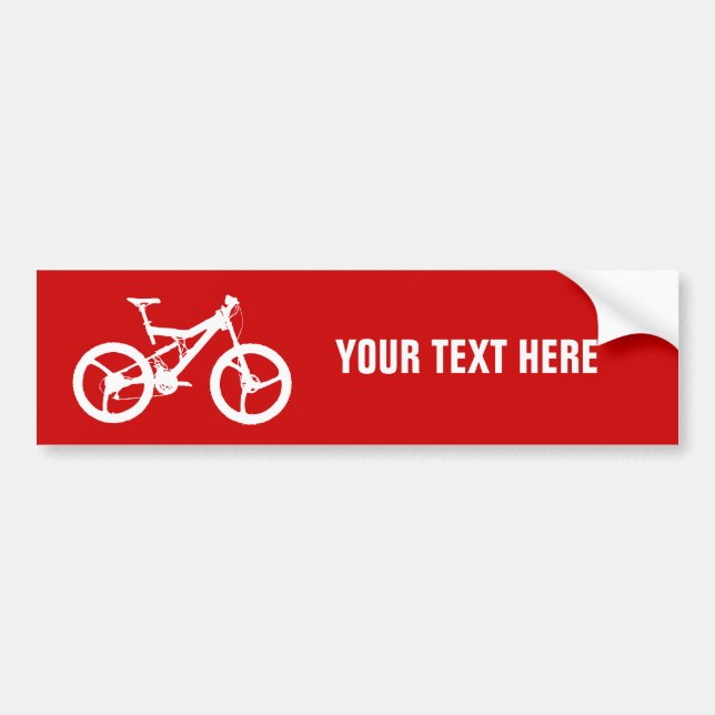 Adesivo Para Carro modelo de bicicleta (Frente)