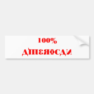 Adesivo Para Carro Modelo do pára-choque do americano de 100%