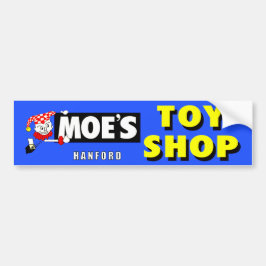 ADESIVO PARA CARRO MOE'S TOY SHOP - HANFORD, CALIFORNIA.  
