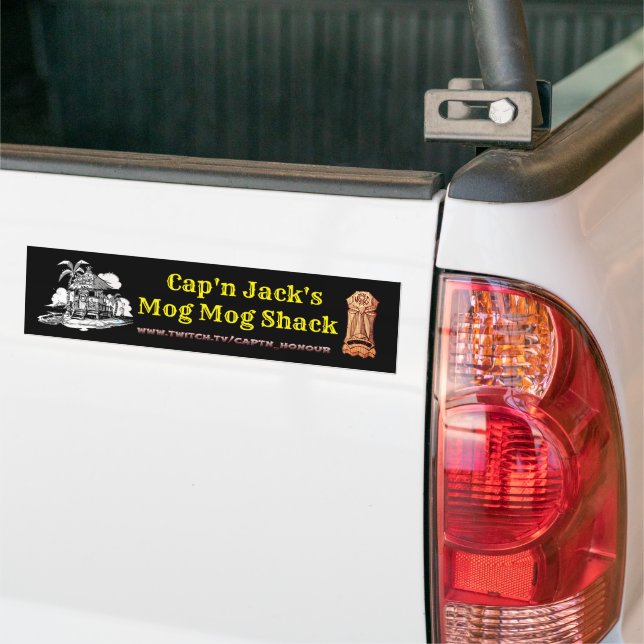 Adesivo Para Carro Mog Mog Shack Bumper Sticker (No caminhão)