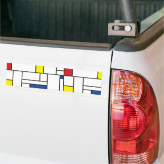 Adesivo Para Carro Mondrian Minimalist Geométrico De Stijl Modern Art