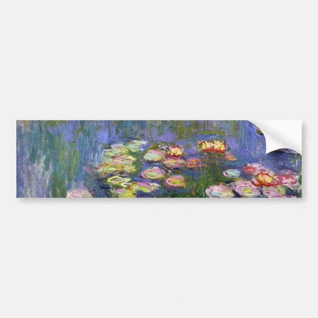 Adesivo Para Carro Monet Water Lily Fine Art (1916) (Frente)