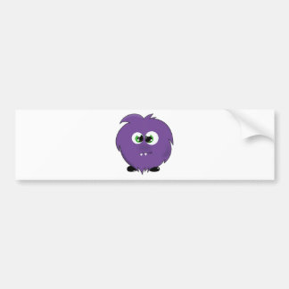 Adesivo Para Carro Monstro roxo bonito