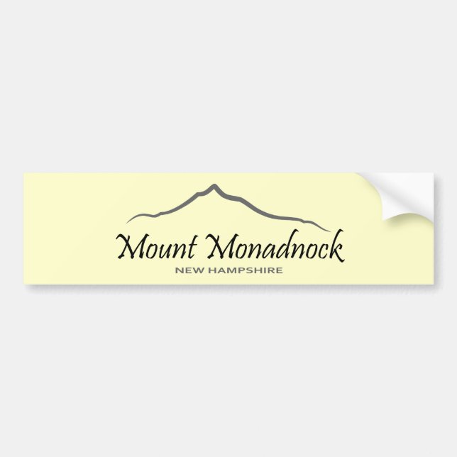 Adesivo Para Carro Montagem Monadnock (Frente)