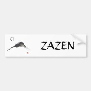 Adesivo Para Carro Montanha, um Sumi-e