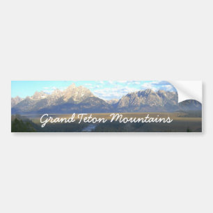Adesivo Para Carro Montanhas Jackson Hole (Parque Nacional Grand Teto