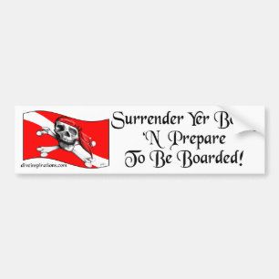 Adesivo Para Carro Montante Bumpersticker do YER da rendição