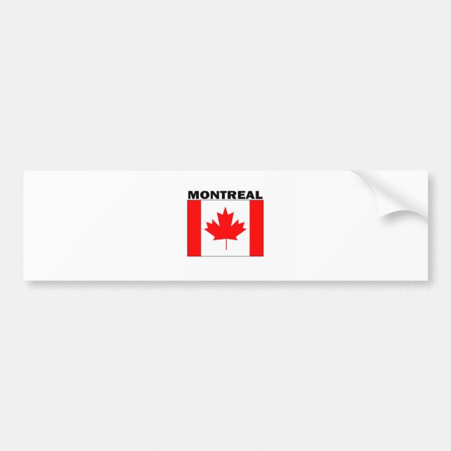 Adesivo Para Carro Montreal, Quebeque (Frente)
