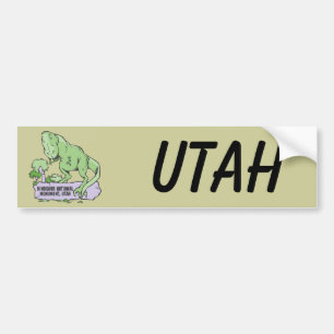 Adesivo Para Carro Monumento Nacional Dinossauro Utah