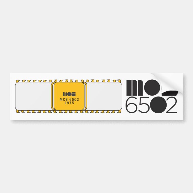 Adesivo Para Carro MOS 6502 Bumpersticker (Frente)
