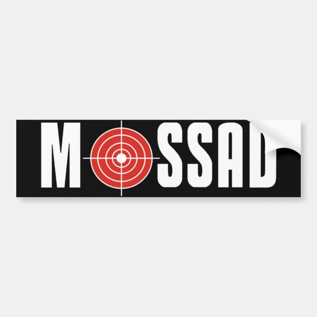 Adesivo Para Carro Mossad (Frente)