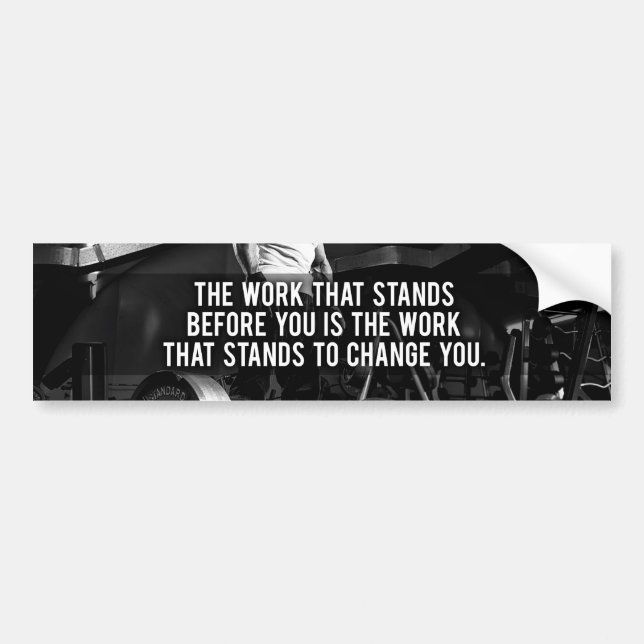 Adesivo Para Carro Motivação de criação de corpo (Frente)