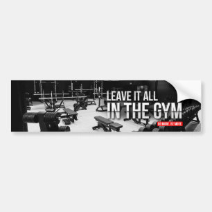 Adesivo Para Carro Motivação de Workout