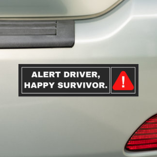 Adesivo Para Carro Motivational Classic Safety Advice Bumper Sticker