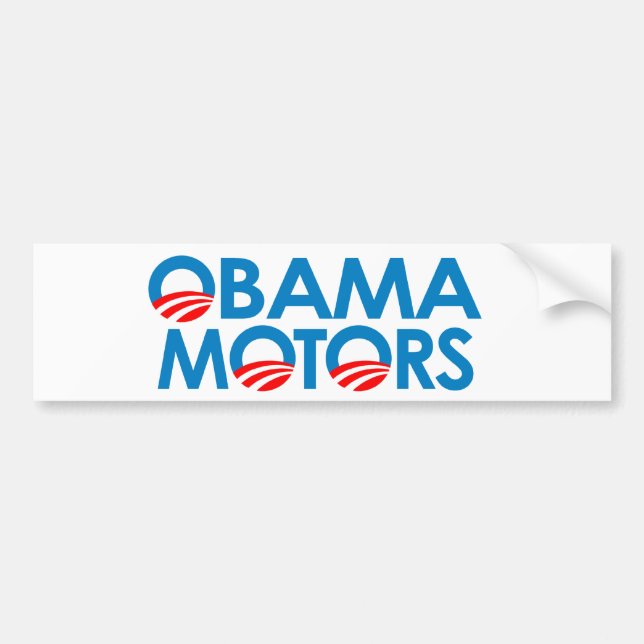 Adesivo Para Carro Motores de Obama (Frente)