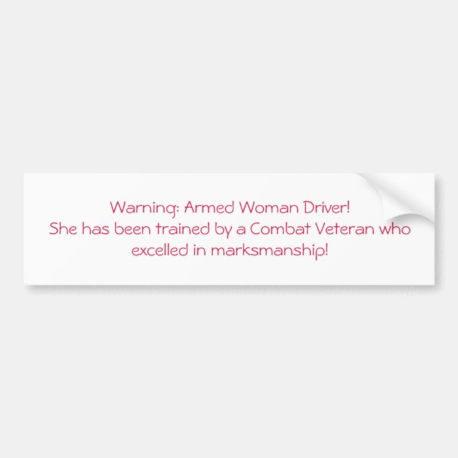 Adesivo Para Carro Motorista armado (Frente)