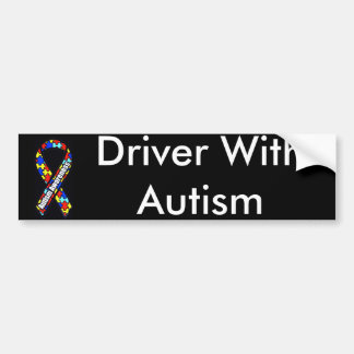 Adesivo Para Carro Motorista com autismo