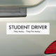 Adesivo Para Carro Motorista do estudante (On Car)