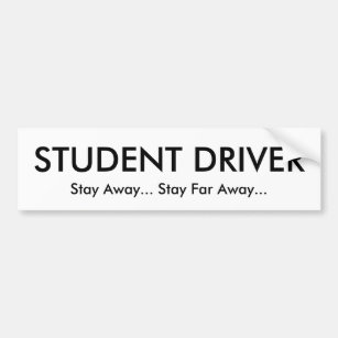 Adesivo Para Carro Motorista do estudante