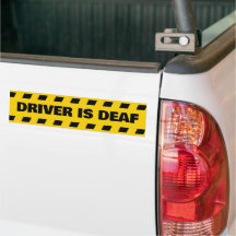 Motorista É Surdo Ímã de Carro