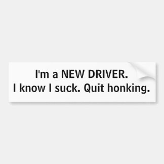 Adesivo Para Carro Motorista novo. Honking. Quit