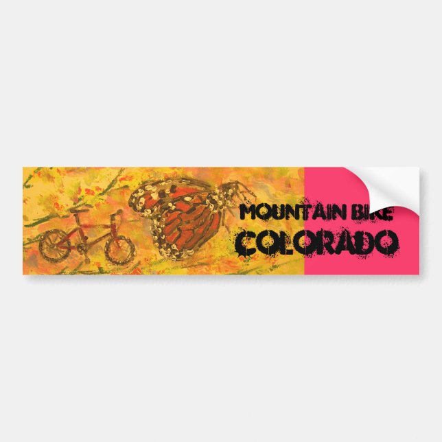 Adesivo Para Carro Mountain bike Colorado (Frente)