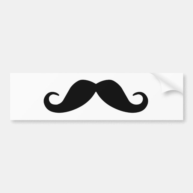 Adesivo Para Carro Moustache (Frente)