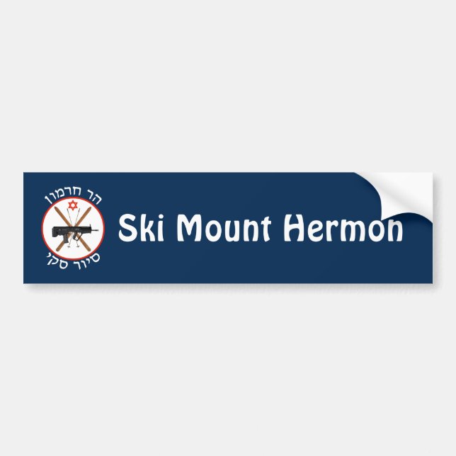 Adesivo Para Carro Mt. Hermon Ski Patrol (Frente)