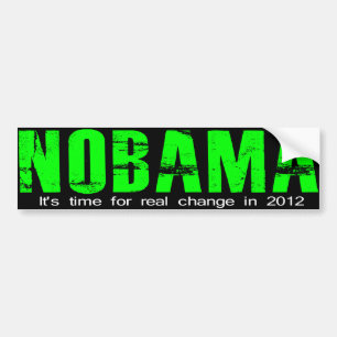 Adesivo Para Carro Mudança real de NOBAMA