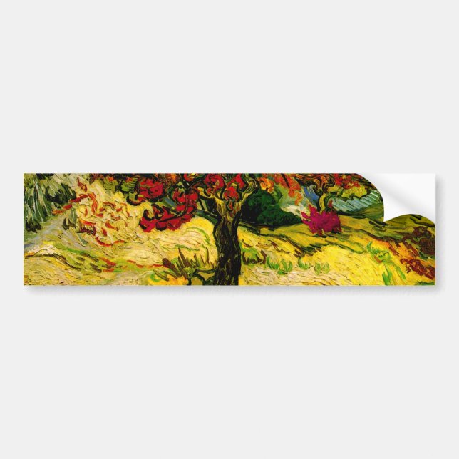 Adesivo Para Carro Mulberry Tree Van Gogh Fine Art (Frente)