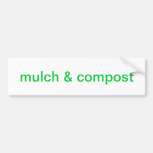 Adesivo Para Carro mulch & adubo
