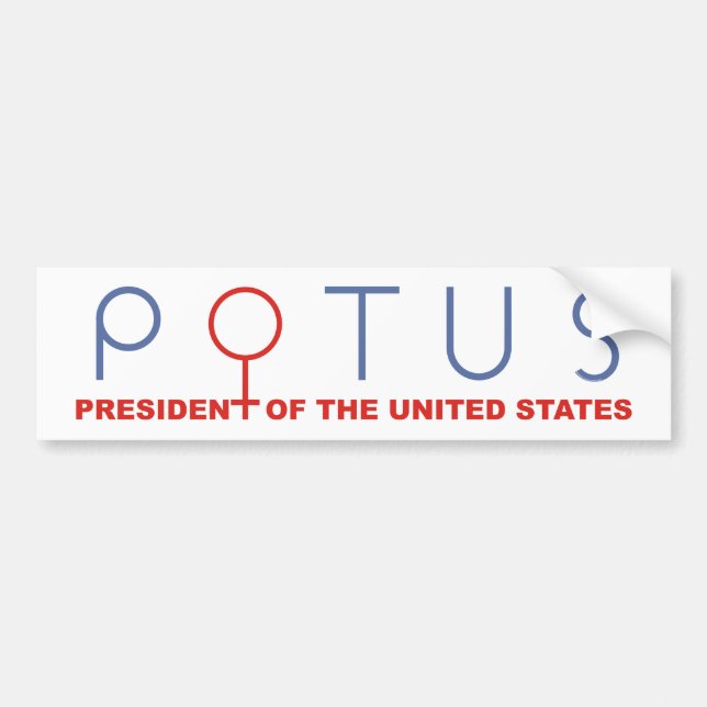 Adesivo Para Carro Mulher fêmea da senhora presidente do autocolante (Frente)