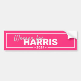Adesivo Para Carro Mulheres Para Kamala Harris 2024