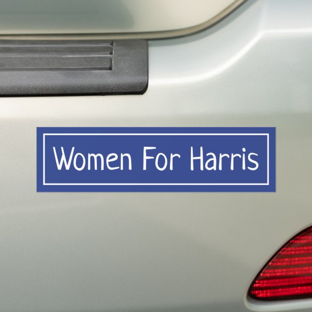 Adesivo Para Carro Mulheres Para Kamala Harris 2024 (No carro)