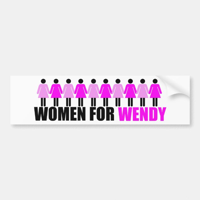 Adesivo Para Carro Mulheres para Wendy (Frente)