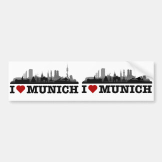 Adesivo Para Carro München cidade Skyline - autocolantes de automóvel