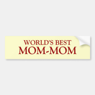 ADESIVO PARA CARRO MUNDO MELHOR, MOM-MOM