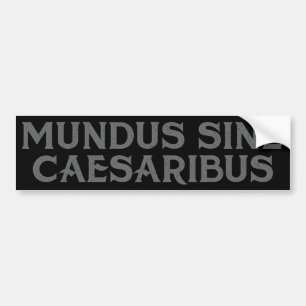 Adesivo Para Carro Mundus Sine Caesaribus