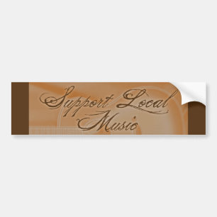 Adesivo Para Carro Música do Local do apoio