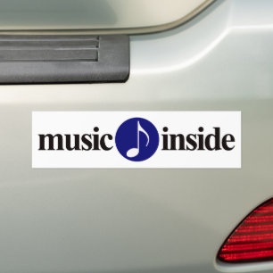Adesivo Para Carro música para dentro