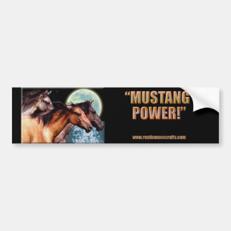 Adesivo Para Carro MUSTANG POWER Pára-choque CP